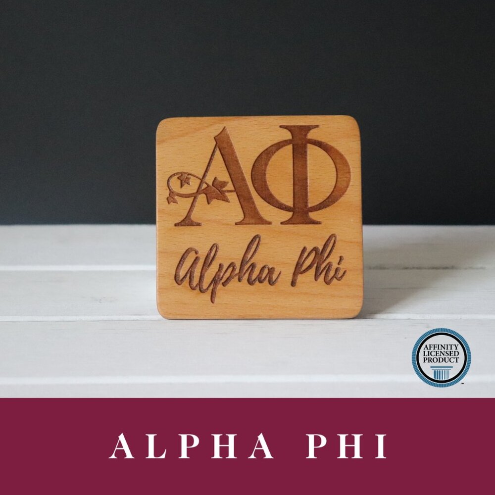 Alpha Phi (Set of 4 Coasters)